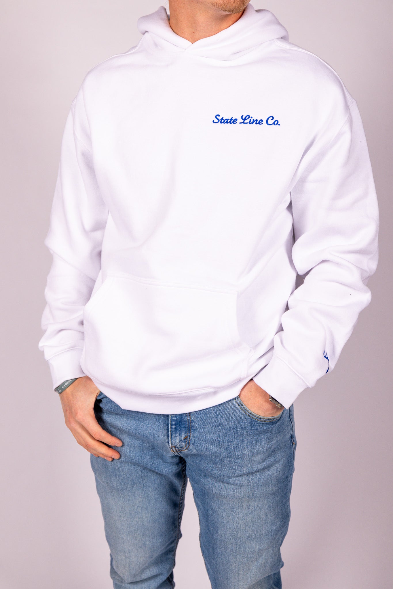 The Script Hoodie - White