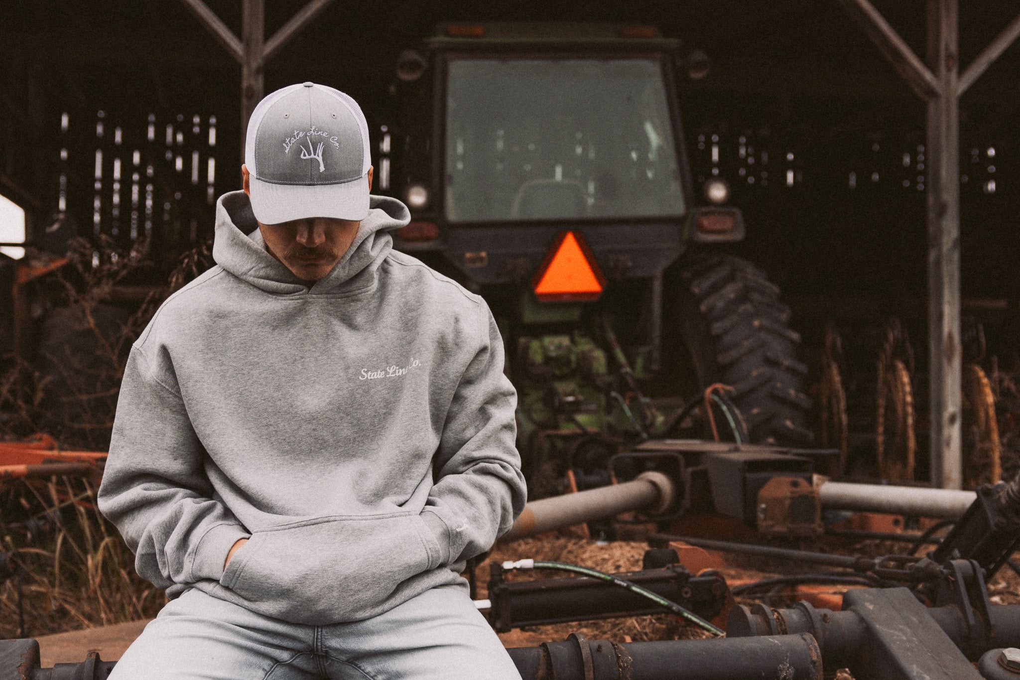 The Script Hoodie - Gray