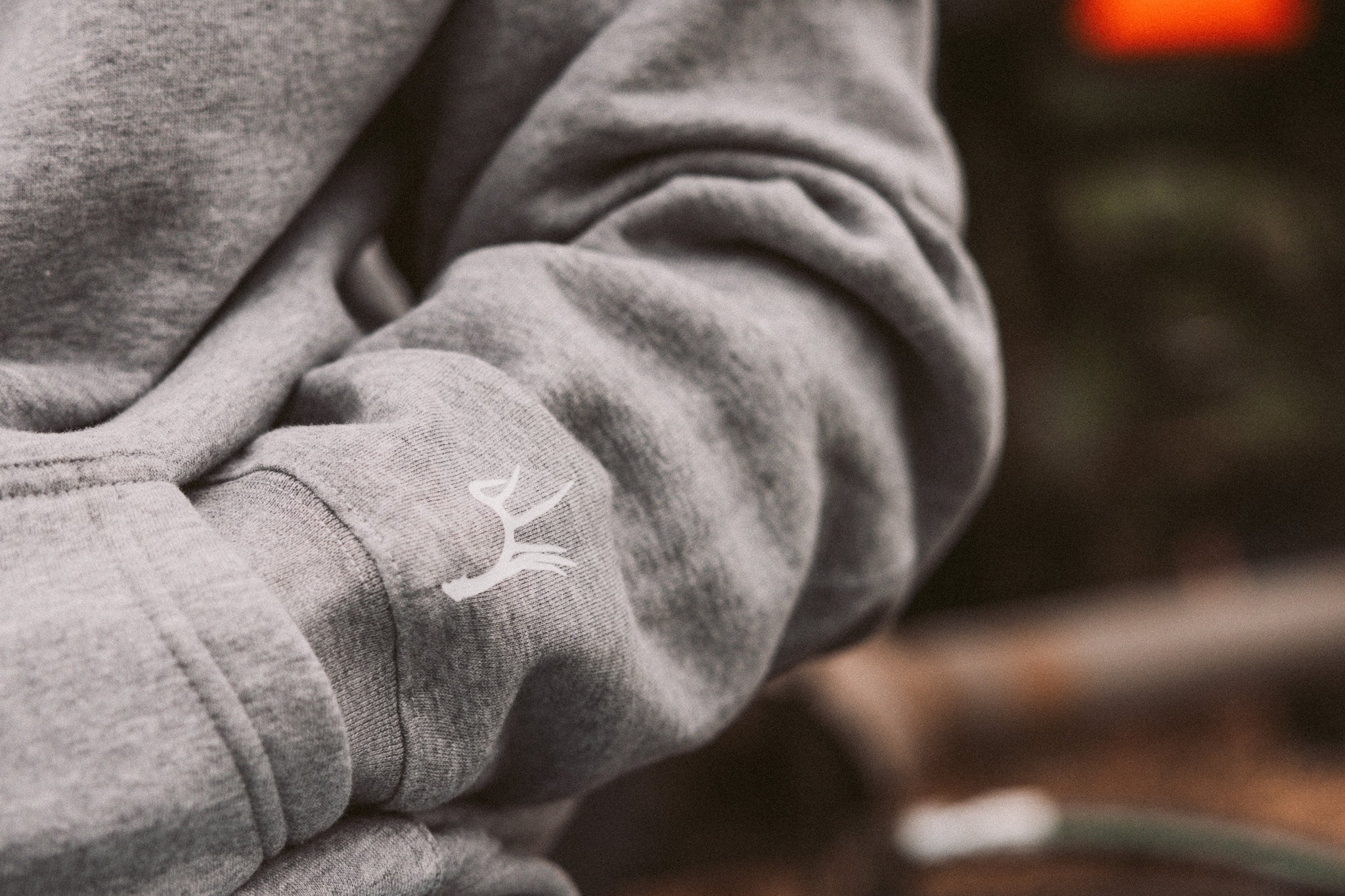 The Script Hoodie - Gray