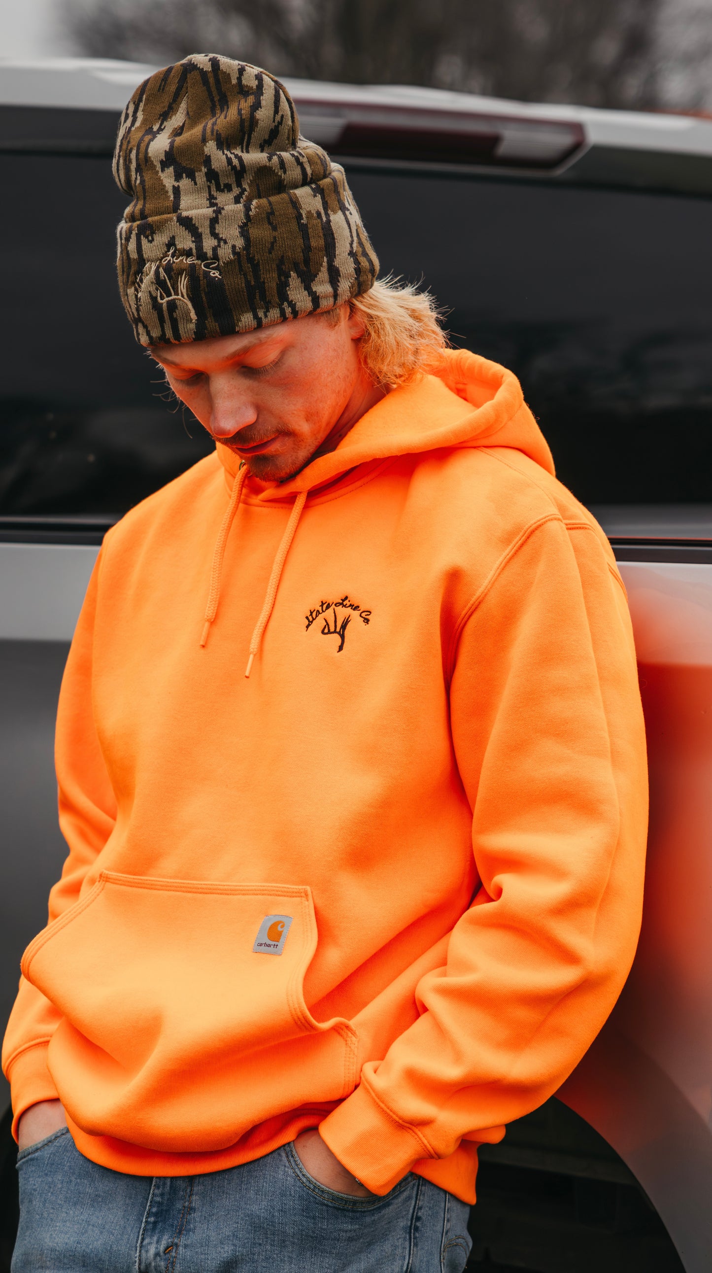 Heavyweight Hoodie - Orange