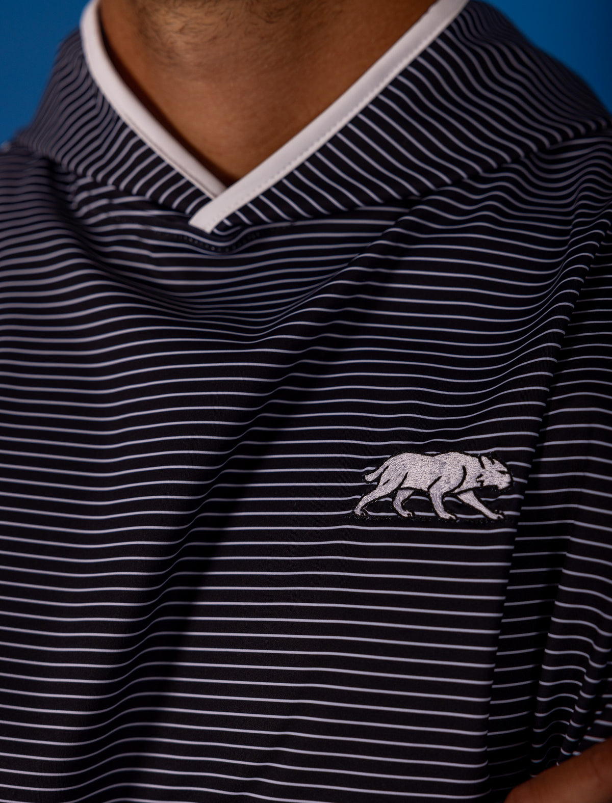 The Striped Hoodie - Black