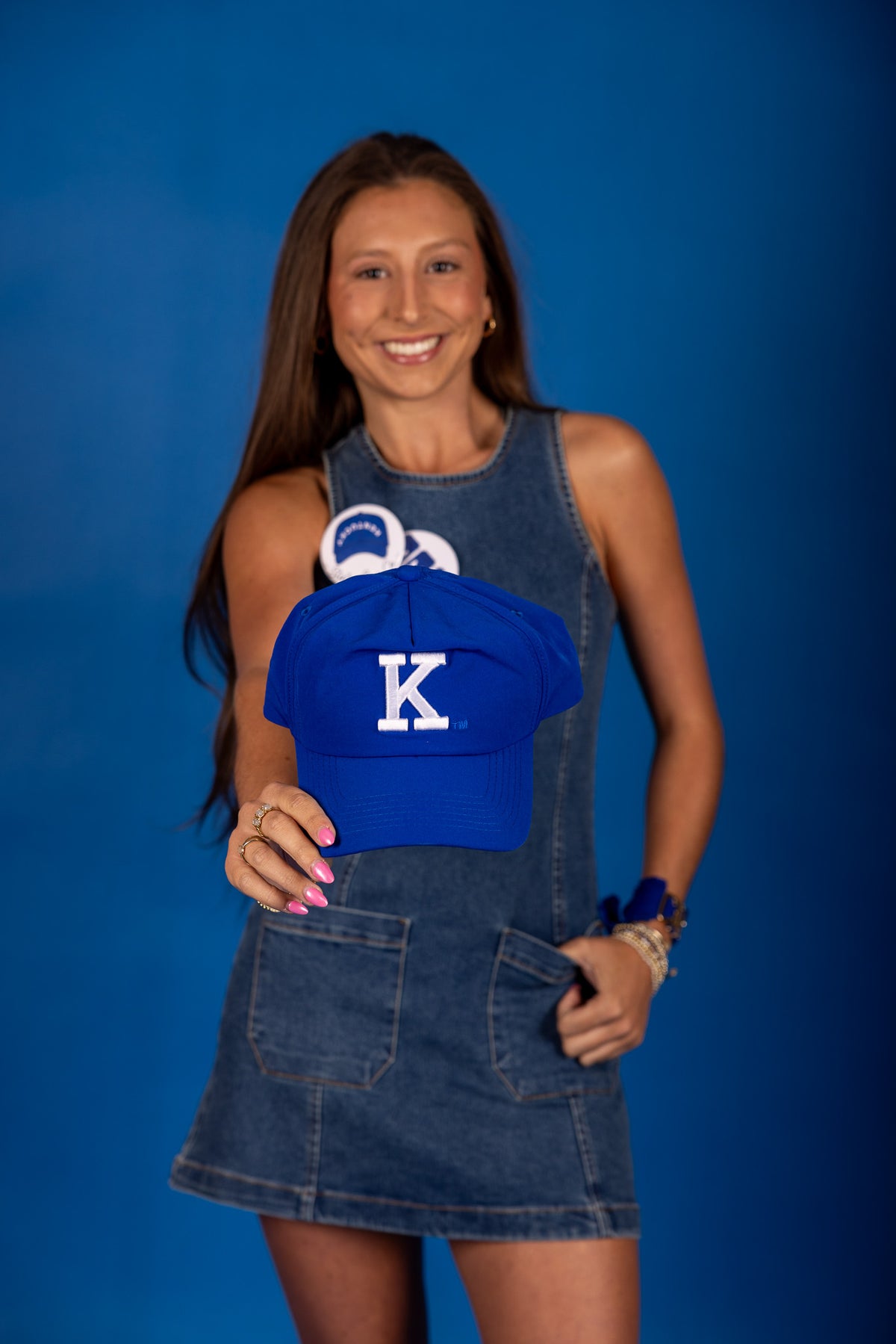 Power K Dad Hat - Blue