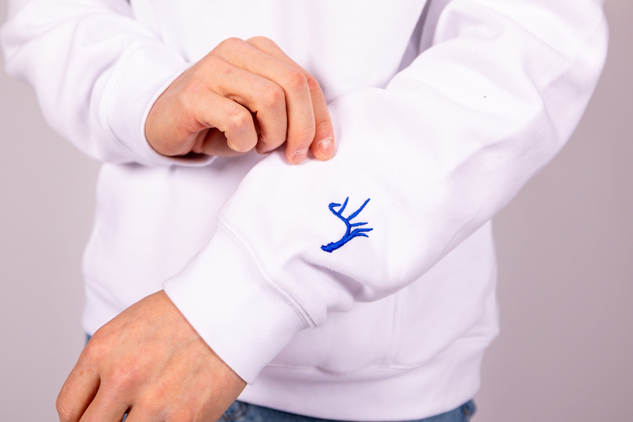 The Script Hoodie - White