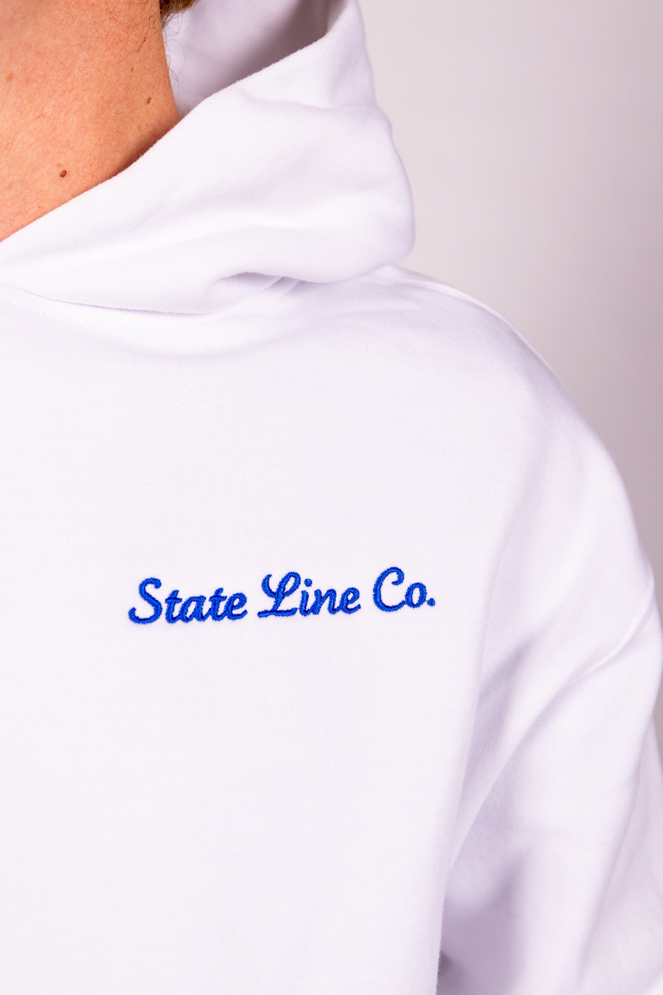 The Script Hoodie - White