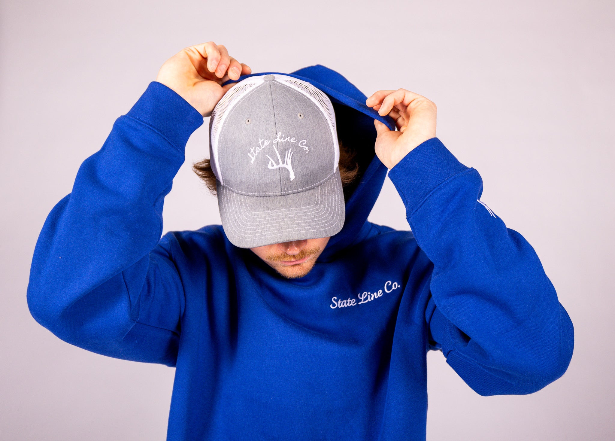 The Script Hoodie - Blue