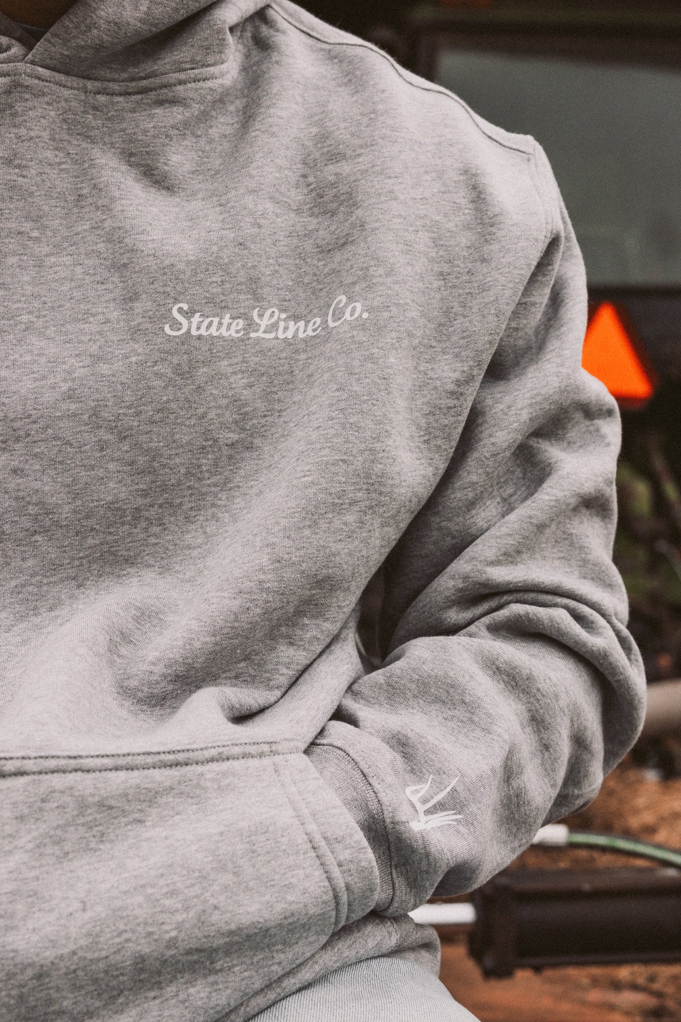 The Script Hoodie - Gray